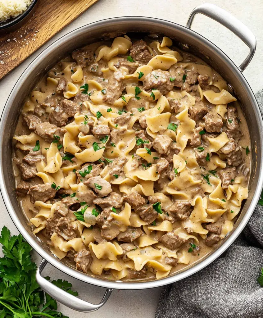Beef Stroganoff (easy Onepot Recipe) Recipe