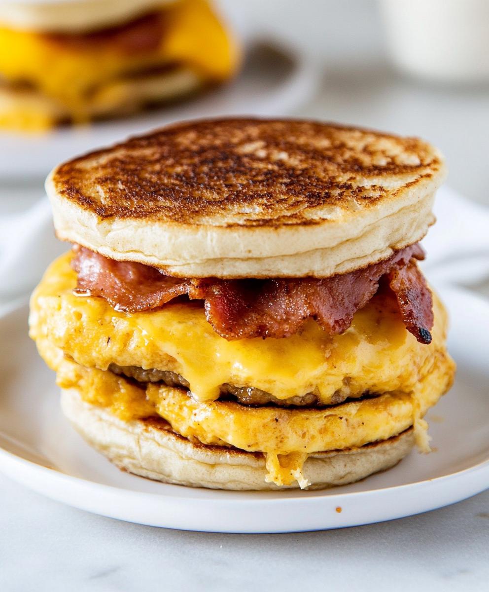 Homemade Mcgriddle Breakfast Sandwiches Recipe