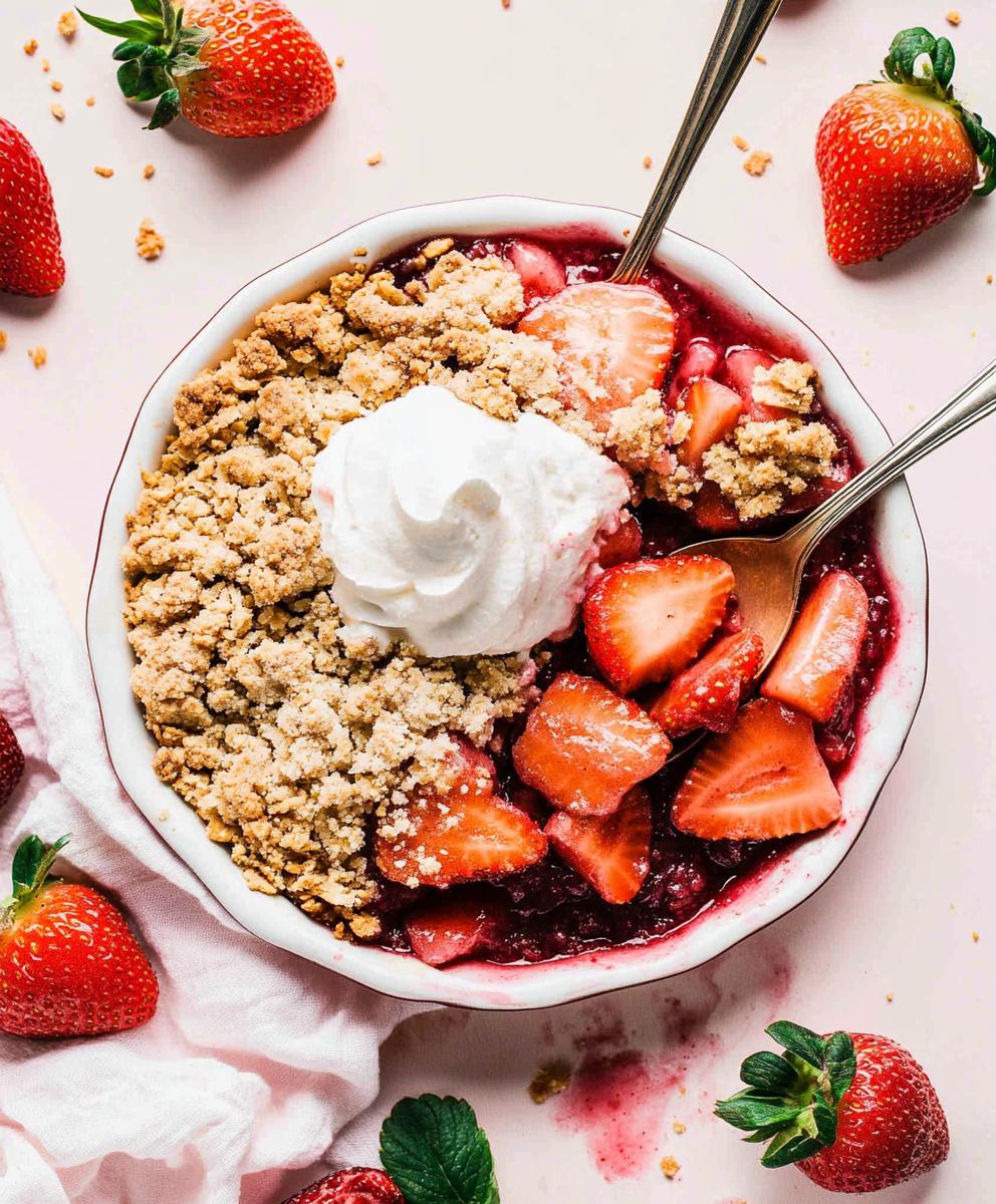 Strawberry Rhubarb Crumble Recipe